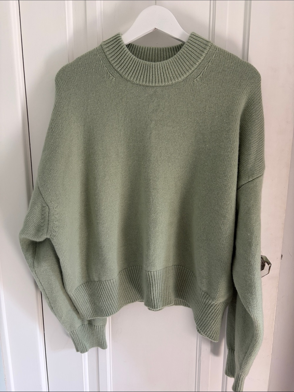 Madewell • Wool/Cashmere Mint Green Sweater (Size XL)
